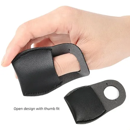 Protector De Pulgar De Cuero Duradero Para Tallar En Jardine