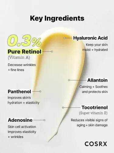 Cosrx The Retinol 0.3 Cream, Crema Con Retinol X20ml