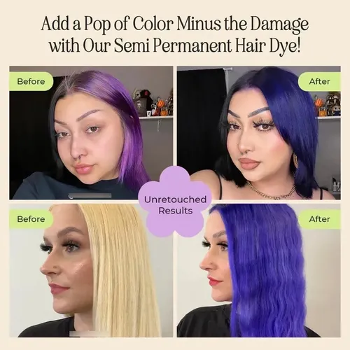 Set De Coloración Vegana Inh Con Amaranto Púrpura Oscuro