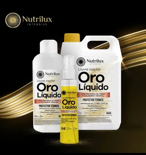 Protector Termico 5 Litros Oro Liquido Brillo Anti Frizz
