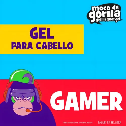 Gel para cabello Moco de Gorila Gamer 270g