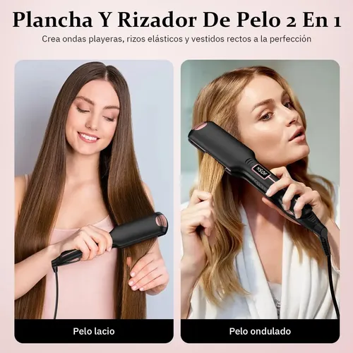 Plancha De Cabello Infrarrojos Profesional Alaciadora C/ Lcd