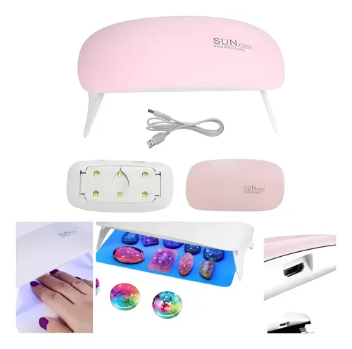 Cabina Lámpara Uv Para Resina Curado Secado Etapas 6w Dijes