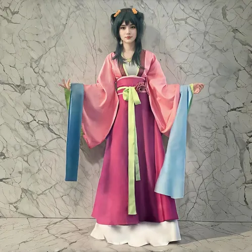 Set Completo De Disfraz De Cosplay De Maomao Con Peluca Para