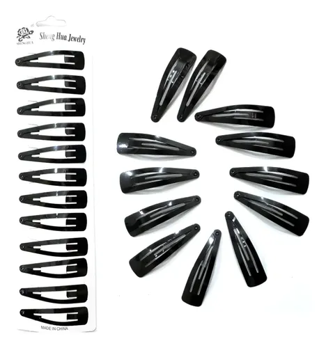 Pack X 5 Blisters Hebillas De Pelo Tic Tac (60 Unidades)