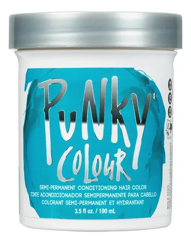Tinte Para Cabello Punky Turquesa 100ml Vegano Sin Ppd