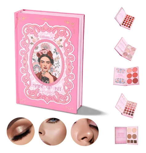 5 En 1 Paleta Sombras, Gloss, Iluminador, Rubor Y Contorno