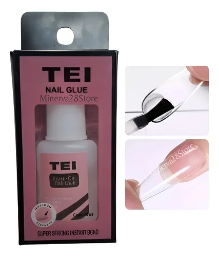 Pegamento Para Uñas Postizas Y Tips Nail Glue Tei, 10.gr