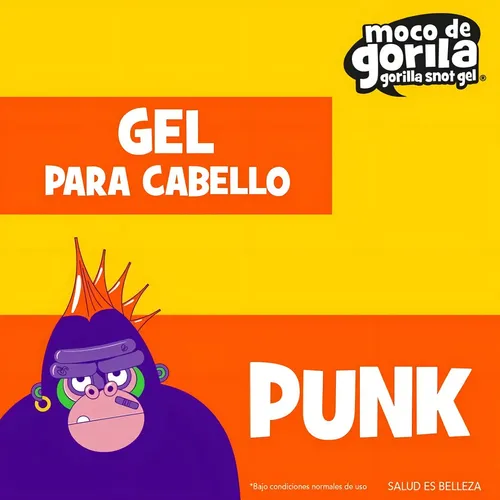 Gel para cabello Moco de Gorila Punk 270g