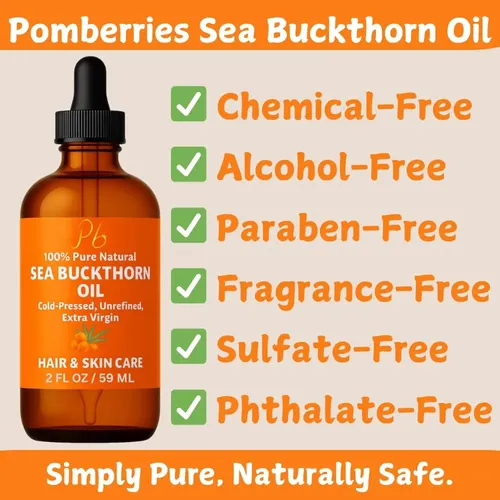 Pomberries Con Aceite De Espino Amarillo 60 Ml 100% New