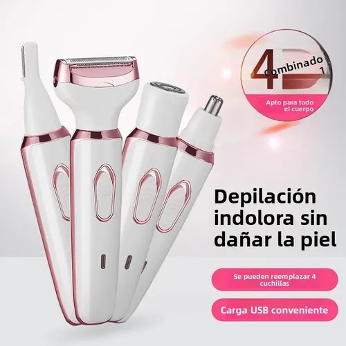 Afeitadora Eléctrica Mujer Depiladora Privada Desenredar