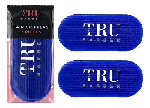Pack Sujetadores Tru Barber Azul + Navaja Sensei con Filos