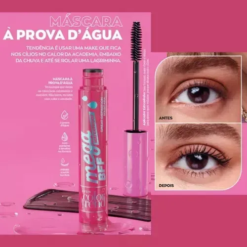 Mascara Para Pestañas A Prueba De Agua Color Trend Avon