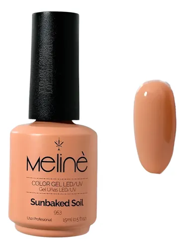 Meline Esmalte Semipermanente Gel Led/uv 953 Sunbaked Soil