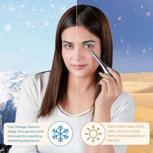 Herramienta Facial Gua Sha Terarx Terahertz Stone Con Punta
