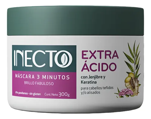 Mascara 3 Minutos Extra Acido 300 Gr Inecto