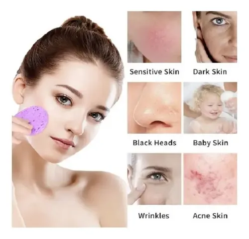 Esponja Cisnes Exfoliante Limpieza Facial X2 Unidad Premium