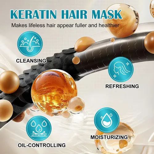 Mascarilla 3en1 Keratina: Hidratación Y Reparación Profunda