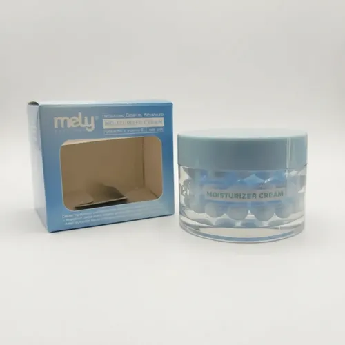 Crema Facial Mely Hidratante Cápsulas Ácido Hialurónico 60g