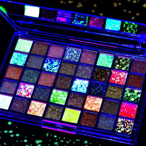 Fandamei Paleta Glitter Gel 40 Colores Para Rostro