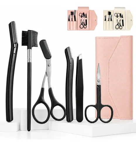 Pinzas Profesionales De Acero Para Cejas Con Forma De Rosa,