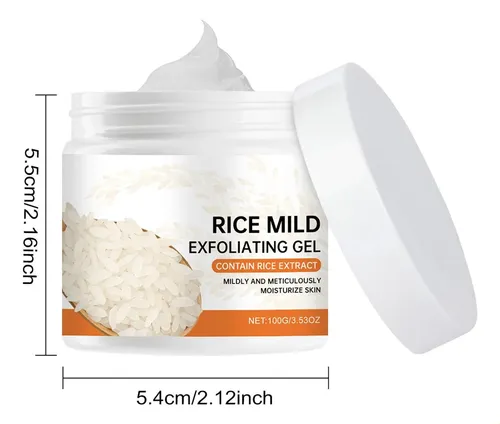Gel Exfoliante Y Rejuvenecedor De Arroz Para Rodillas, Axila