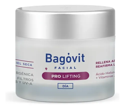 Crema Bagovit Facial Pro Lifting Dia Piel Seca 50grs Bagóvit