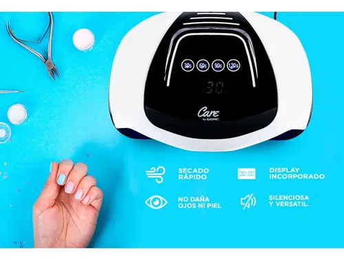 Cabina Para Uñas Gadnic Care Kit Uv Led Manicura Pedicura
