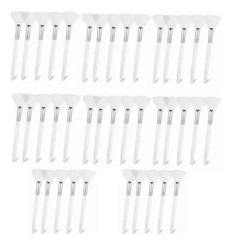 40× Cepillos De Abanico Pinceles For Máscara Facial