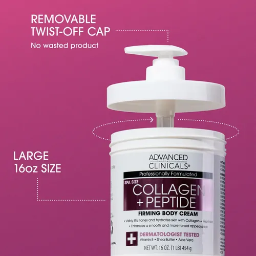 /crema Corporal E Facial Advanced Clinicals Colágeno 2x473ml