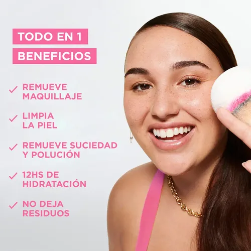 Agua Micelar Garnier Skin Active Todo En 1 X 400 Ml