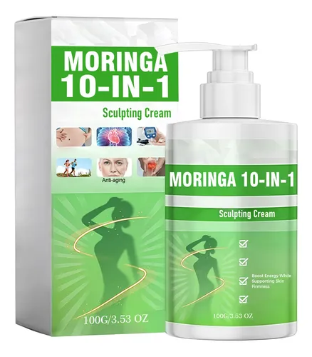 Crema Esculpidora J62 Moringa Care 10 En 1, Crema Corporal Y
