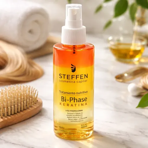 Steffen Tratamiento Nutritivo Bifase Keratina 200ml Bella Dm