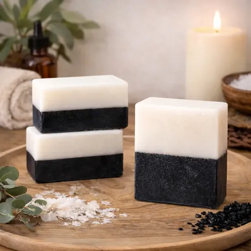 Base Jabón Glicerina Blanco Y Negro 1 Kg X 2 Ecosmetica