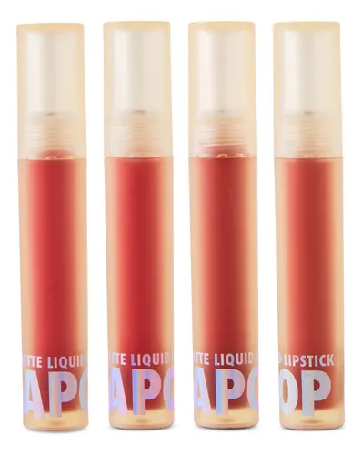 Red Matte Liquid Lipstick Dapop- Labial Intransferible