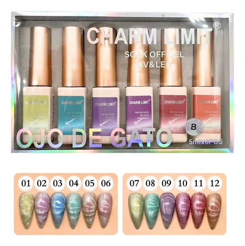 Esmalte Semipermanente Charm Limit Ojo De Gato Alta Densidad