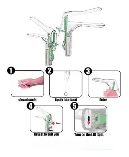 Espejo Iluminado Ajustable, Transparente, Clip Profesional S