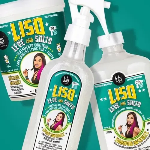 Spray Anti Frizz Liso Leve E Solto 200 Ml Lola Cosmetics