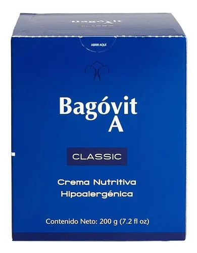 Bagovit A Classic Crema Nutritiva Hipoalergenica 200grs