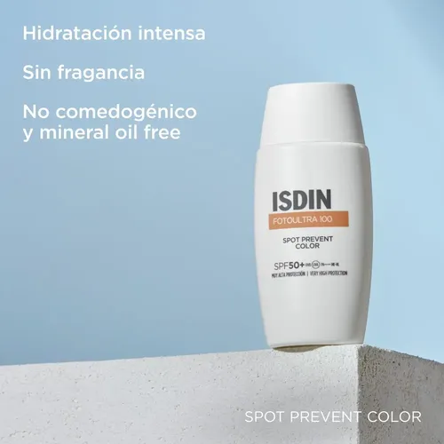 Protector Solar Crema Facial Isdin Spot Prevent Color Fps50