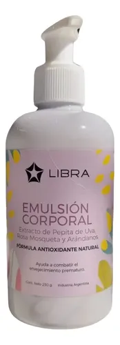 Emulsión Corporal Antioxidante Antienvejecimiento Libra 250g