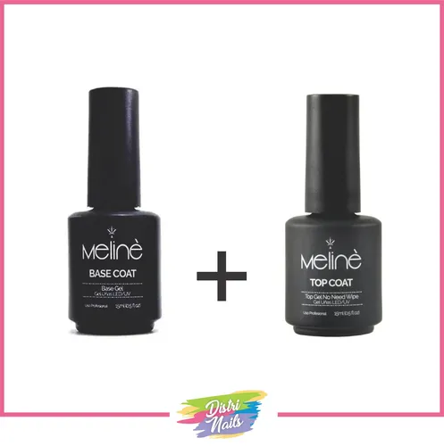 Base Y Top Coat Meline Esmalte Semipermanente