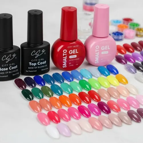 Kit Profesional Completo Uñas Soft Gel Led Uv X57 Piezas