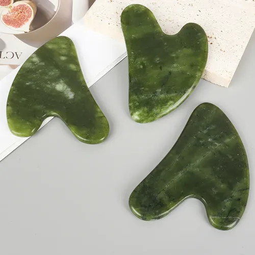 Masajeador Xiuyan Sha Jade Helu Jade Tool Gua En Forma De Co 1 Pcs