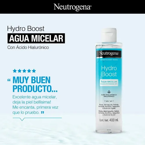 Agua Micelar Neutrogena Hydro Boost X 400 Ml.