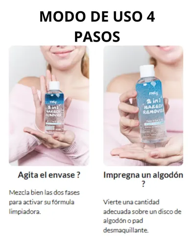 Agua Micelar Bifásica Mely Con Agua De Rosas Y Uva 200ml