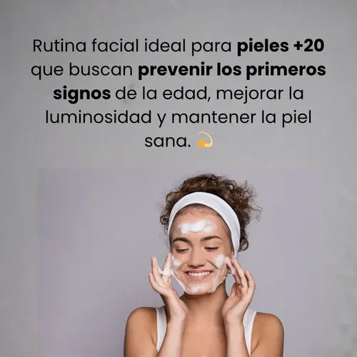 Rutina Facial +20 Glow Piel Joven Arvensis Antiage Inicial