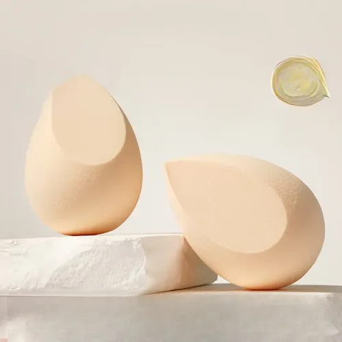 Licuadora De Esponja De Maquillaje Sin Látex Para Uso Húmedo