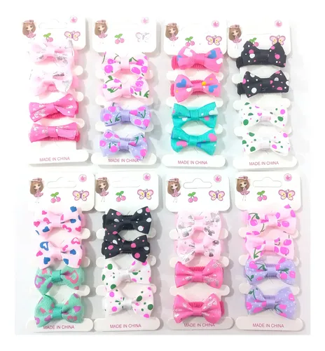 Pack X3 Blisters Colitas Moño De Pelo Surtidos (12 Unidades)