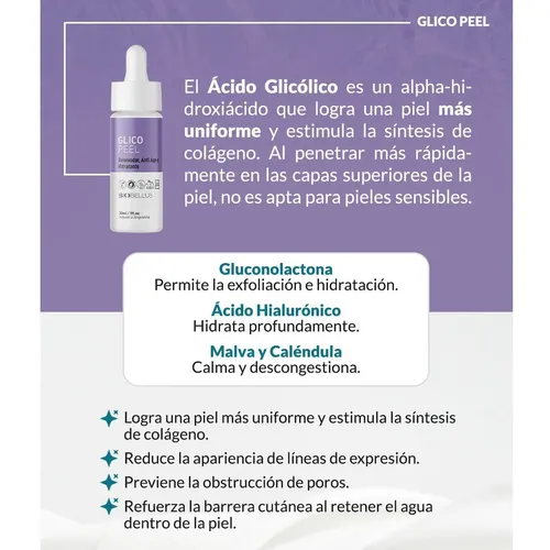 Glico Peel Renovador Celular Biobellus x 30 ml